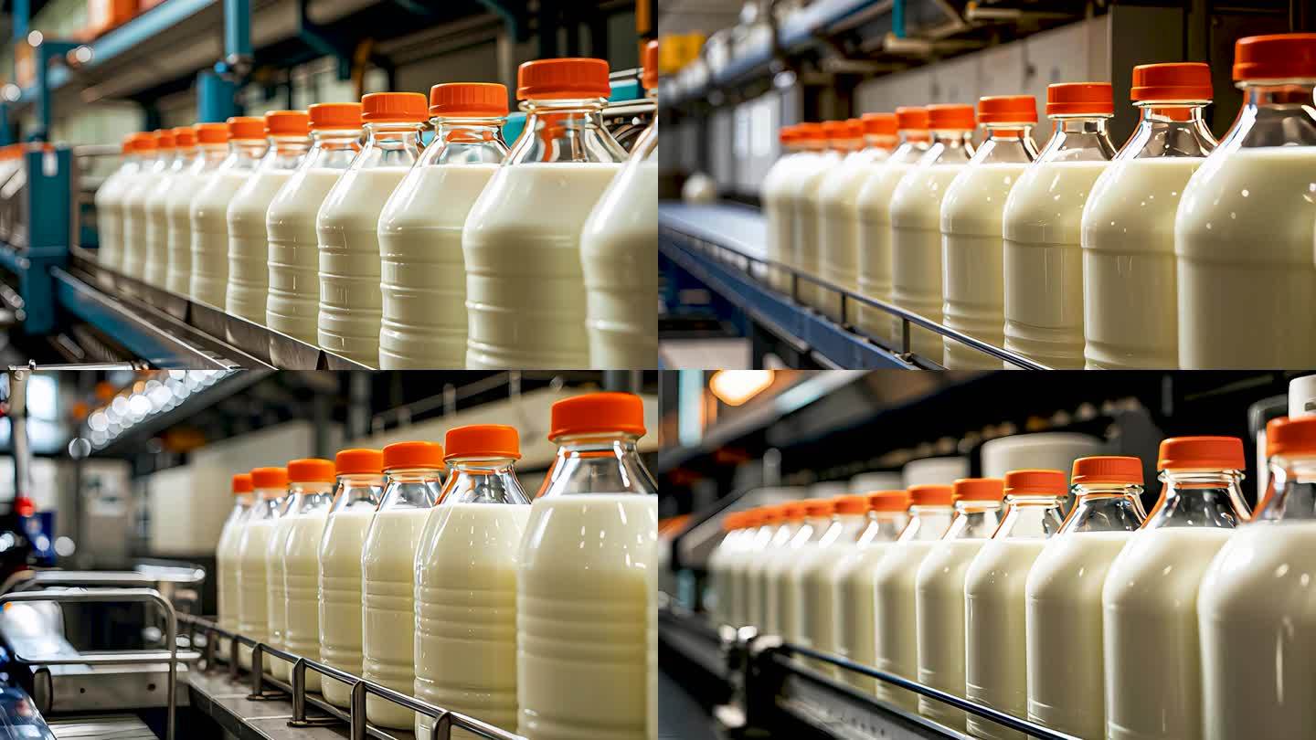 牛奶生产线自动化灌装_乳品工厂流水线生产_视频素材下载_编号:35591089_光厂(VJ师网) www.vjshi.com
